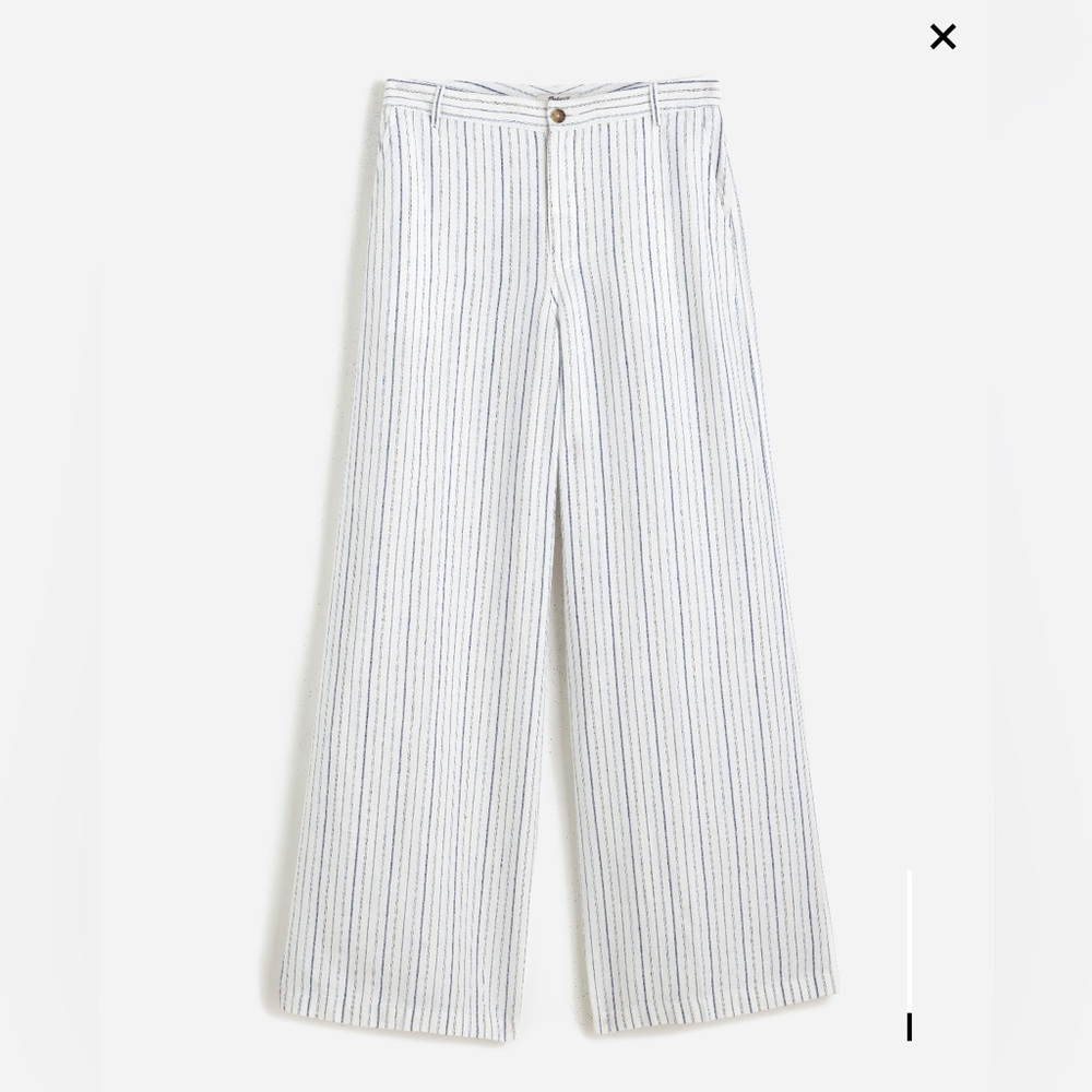 Madewell Striped Linen Pants (NWOT)